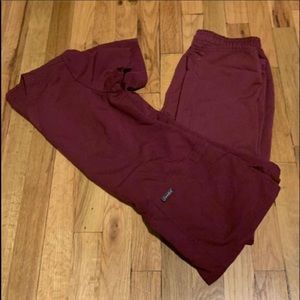 Maroon scrub set